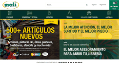 Desktop Screenshot of mali.com.ar