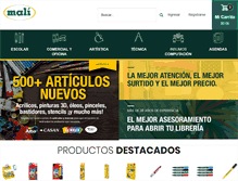 Tablet Screenshot of mali.com.ar